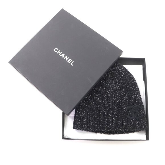 Chanel Cashmere Blend Cruise Collection Show CC Logo Lame Knit main image 4